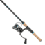 Quantum Benchmark Spinning Reel and Rod Combo, 7ft, 1-PC, Light, Fast Rod, Graphite Composite Blank, SZ 2500 Reel, 5+1 Bearings, 6.2-1 Ratio, Silver/Blue, BK2500701L612.P2