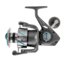 Quantum Benchmark Spinning Reel and Rod Combo, 9ft, 2-PC, Med-Heavy, Moderate-Fast Rod, Graphite Composite Blank, SZ 6000 Reel, 5+1 Bearings, 5.6-1 Ratio, Silver/Blue, BK6000902MH1530.P2