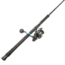 Quantum Benchmark Spinning Reel and Rod Combo, 7ft, 1-PC, Med-Heavy, Moderate-Fast Rod, Graphite Composite Blank, SZ 6000 Reel, 5+1 Bearings, 5.6-1 Ratio, Silver/Blue, BK6000701MH1225.P2