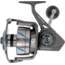 Quantum Benchmark Spinning Reel, SZ 2500 Reel, 5+1 Bearings, 6.2-1 Ratio, Aluminum Frame, SEALOQ 6 Protection, GEARTEQ Machined Gears, CFX200 Carbon Fiber Xtreme Drag, Silver/Blue, BK2500.B2