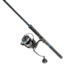 Quantum Benchmark Spinning Reel and Rod Combo, 7ft, 1-PC, Heavy, Moderate-Fast Rod, Graphite Composite Blank, SZ 8000 Reel, 5+1 Bearings, 4.7-1 Ratio, Silver/Blue, BK8000701H1530.P2