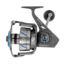 Quantum Benchmark Spinning Reel and Rod Combo, 7ft, 1-PC, Heavy, Moderate-Fast Rod, Graphite Composite Blank, SZ 8000 Reel, 5+1 Bearings, 4.7-1 Ratio, Silver/Blue, BK8000701H1530.P2