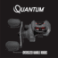 Quantum Invade Baitcast Reel, 6.1-1, 4+1, Left Hand, Dark Gray, INV101S.BX3