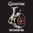 Quantum Strategy Spinning Reel, 5.2-1, 5+1, Ambidextrous, Size 40, Silver/Gold, SR40A.BX3