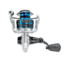 Quantum Strive Spinning Reel and Rod Combo, 7ft, 1-PC, Light, Fast Rod, Graphite Composite Blank, SZ 2500 Reel, 4+1 Bearings, 6.2-1 Ratio, Silver/Blue, SV2500701L612.P2