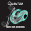 Quantum Throttle Baitcast Reel, 7 + 1 Ball Bearings w/ a Smooth and ful 6.6-1 Ratio, Zero Friction Pinion, DynaMag Cast Control, and Oversized Non-Slip Handle Knobs, TH100SC.BX3