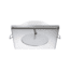Quick Bryan CS Downlight 2W LED Round Light w/Switch / Square Stainless Bezel, IP40, Spring Mounted, FAMP3472X02CA00