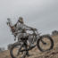 QuietKat Predator 750W Electric Bike, w/Mid-Drive Motor, Chain Drive, 9 Speed, Air Suspension Fork, Hydraulic Disc Brakes, Charcoal, One Size Fits Most, 18QKM750CCAH-CHR