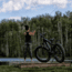 QuietKat Predator 750W Electric Bike, w/Mid-Drive Motor, Chain Drive, 9 Speed, Air Suspension Fork, Hydraulic Disc Brakes, Charcoal, One Size Fits Most, 18QKM750CCAH-CHR