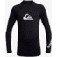 Quiksilver All Time Long Sleeve UPF 50 Rashguard Tee - Boys, Black, Medium/12, EQBWR03128-KVJ0-M/12
