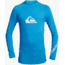 Quiksilver All Time Long Sleeve UPF 50 Rashguard Tee - Boys, Blithe, Large/14, EQBWR03128-BMM0-L/14