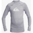 Quiksilver All Time Long Sleeve UPF 50 Rashguard Tee - Boys, Sleet Heather, Medium/12, EQBWR03128-SZPH-M/12