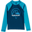 Quiksilver Bubble Dreams Long Sleeve UPF 50 Rashguard Tee - Boys, Caribbean Sea, 4, EQKWR03083-BNZ0-4