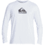 Quiksilver Solid Streak Long Sleeve UPF 50 Surf Tee - Mens, White, Medium, EQYWR03247-WBB0-M