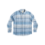 Quiksilver Unfilterd Stoke Flannel - Mens, Dusty Blue, Extra Large, EQMWT03266-BHD1-XL