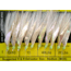 R&R Tackle Sabiki Goggle Eye Rig 10 Hook, White Feathers with Flash Skin/Gl Bds, 10 Pack, GI-10