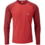Rab Aeon Long Sleeve Tee - Men's-Cayenne/Charge-X-Large