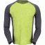 Rab Aeon Long Sleeve Tee - Men's-Spring Green/Beluga-Small