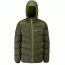 Rab Ascent Jacket - Men's-Dark Olive/Quince-Small