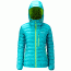 Rab Continuum Hoodie - Women's-Tasman/Chartreuse-Large