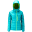 DEMO, Rab Womens Continuum Hoodie, Tasman/Chartreuse, 12, QDN-47-TA-12-DEMO