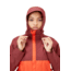 Rab Downpour Eco Jacket - Womens, Deep Heather/Red Grapefruit, Medium, QWG-83-DER-12