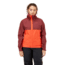 Rab Downpour Eco Jacket - Womens, Deep Heather/Red Grapefruit, Medium, QWG-83-DER-12