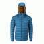 Rab Electron Jacket - Men's, Ink/ Mimosa, Extra Small, QDN-51-IK-XS