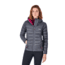 Rab Electron Jacket - Womens, Graphene/Peony, 14, QDN-54-GP-14