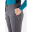 Rab Incline AS Pants - Womens, Graphene, Extra Small, Regular, QFU-85-GRH-08-RG