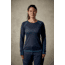 Rab Interval Long Sleeve Tee - Womens, Ebony, 16, QBU-41-EB-16