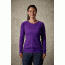 Rab Interval Long Sleeve Tee - Women's, Nightshade, Extra Large, QBU-41-NI-16