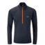 Rab Interval Long Sleeve Zip Tee - Men's-Ebony-Small