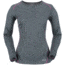 Shed, Rab Womens MeCo 140 Long Sleeve Tee, Smoke, 12, QBT-45-SM-12-DEMO