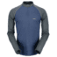 Rab MeCo 140 Long Sleeve Zip Tee - Mens-Pluto/Smoke-Large