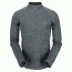 DEMO, Rab Mens MeCo 140 Long Sleeve Zip Tee, Smoke, Large, QBT-44-SM-L-DEMO