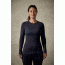 Rab Merino+ 120 Long Sleeve Crew - Women's, Ebony, Small, QBU-18-EB-10