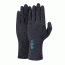 Rab Merino+ 160 glove - Women's, Ebony, Large, QAG-32-EB-L