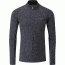 Rab Merino+ 160 Long Sleeve Zip Tee - Men's -Ebony-X-Large