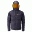 Rab Microlight Alpine Jacket - Men's, Steel/Dijon, Medium, QDA-62-ST-M
