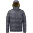 Rab Microlight Alpine Long Jacket, Beluga/Dijon, Extra Small, QDA-91-BE-XS