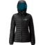 Rab Microlight Alpine Long Jacket - Women's, Black/Sea Glass, 10, 399950