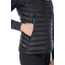 Rab Microlight Vest - Womens, Black/Seaglass, 14, QDA-97-BL-14