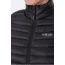 Rab Microlight Vest - Womens, Black/Seaglass, Extra Large, QDA-97-BL-16