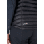 Rab Microlight Vest - Womens, Black/Seaglass, Extra Large, QDA-97-BL-16