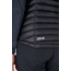 Rab Microlight Vest - Womens, Black/Seaglass, Extra Small, QDA-97-BL-08