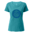 Rab Stance 3 Peaks Short Sleeve Tee - Womens, Serenity, 14, QCB-11-SE-14