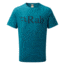 Rab Stance Logo Short Sleeve Tee - Men's, Azure, Medium, QCB-08-AZ-M