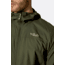 Rab Windgather Hooded Jacket - Mens, Army, Extra Large, QWS-84-ARM-XLG