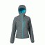 Rab Women's Endurance X Hoodie, Dark Slate/Peacock, Size 10, QXI-23-DS-10